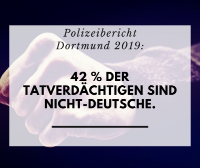 Dortmund: 42 % der Tatverdächtigen sind Nicht-Deutsche