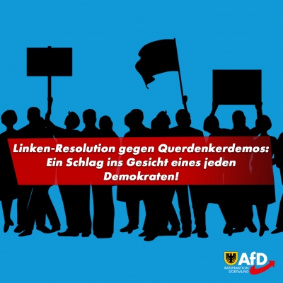 Resolution zu Querdenker-Demonstrationen: Linker Einschüchterungsversuch in der BV Innenstadt-West